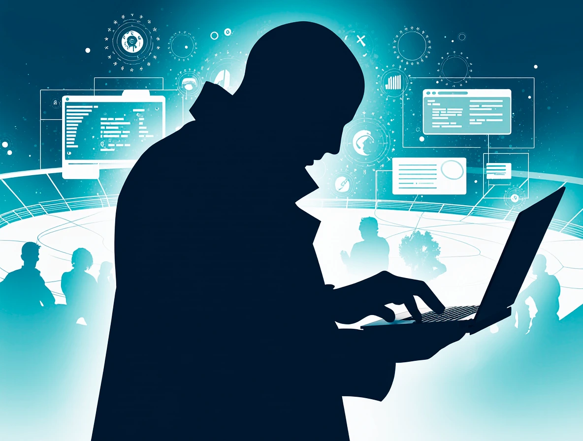 Illustration de planification stratégique - pièces d'échecs, graphiques et tableaux analytiques, formules mathématiques, cerveau avec engrenages, cible avec flèche touchant dans le mille