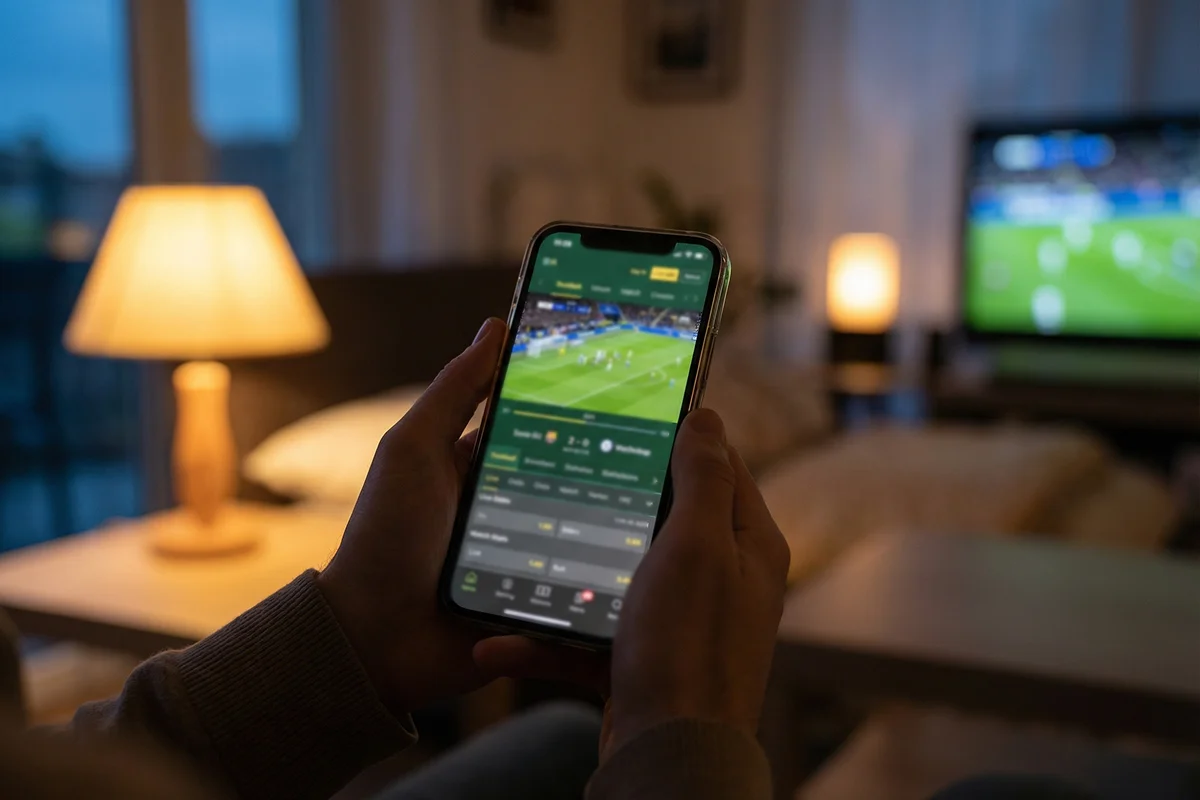 Streaming de match sur application mobile