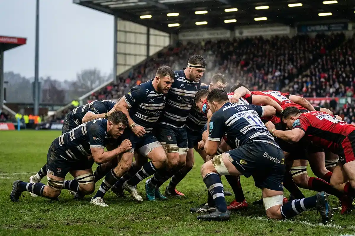 Mêlée de rugby en Top 14