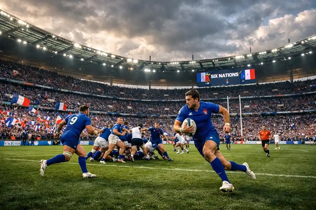 Match du Tournoi des Six Nations au Stade de France