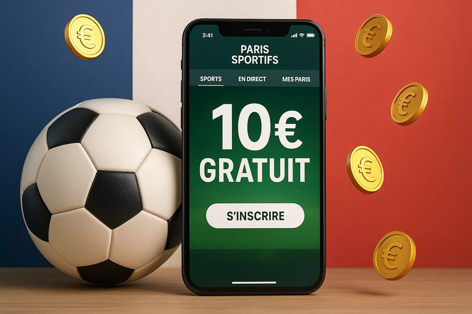 Bonus sans dépôt paris sportif 10 euros gratuits sur smartphone