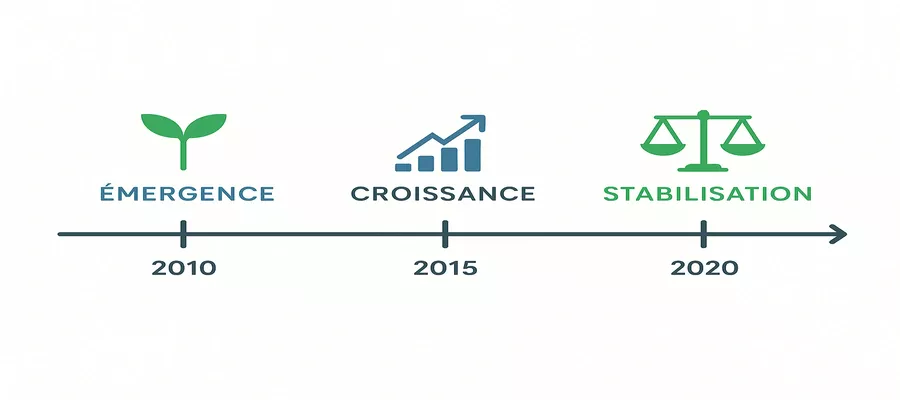 Chronologie de l'évolution du marché français des paris sportifs