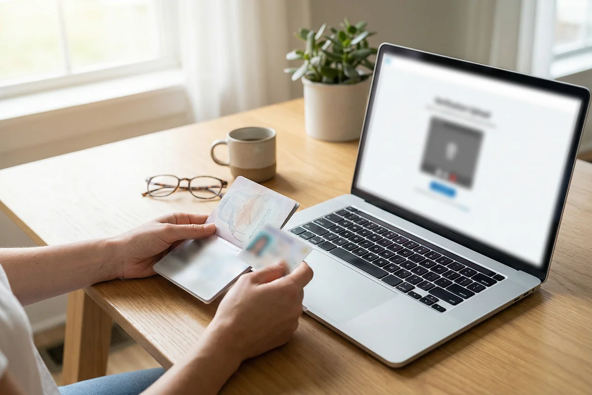 Documents d'identité pour vérification de compte