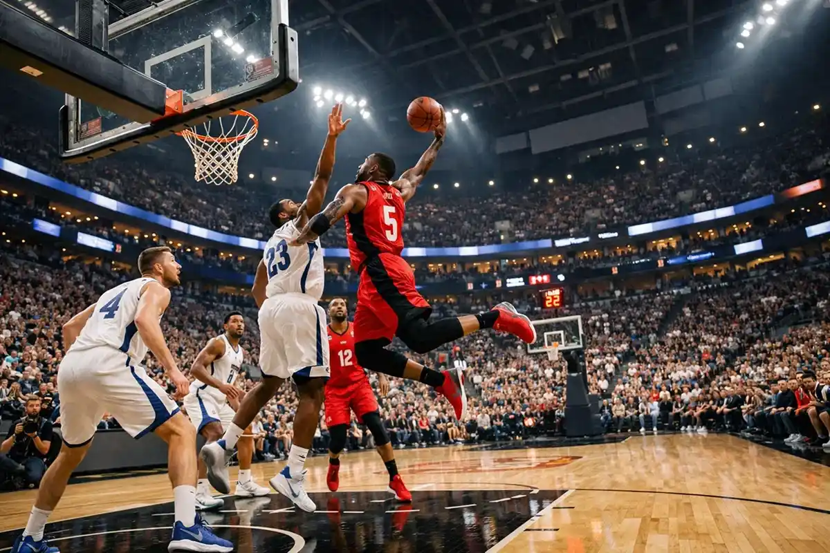 Match de basketball pour paris sportifs