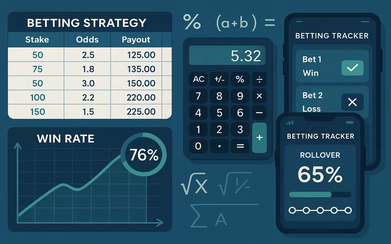 Dashboard de stratégies de rollover avec calculateurs Excel, graphiques de taux de réussite et applications de tracking